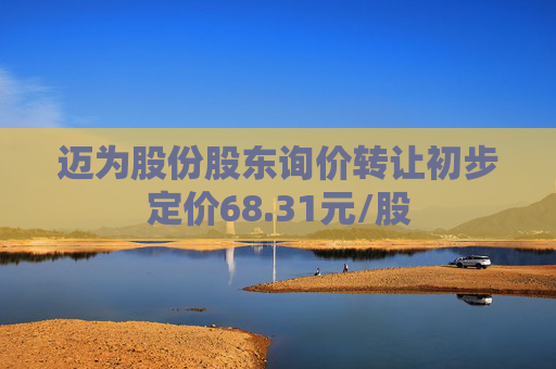 迈为股份股东询价转让初步定价68.31元/股
