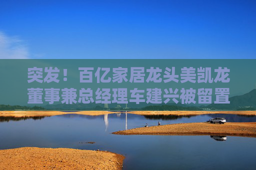 突发！百亿家居龙头美凯龙董事兼总经理车建兴被留置