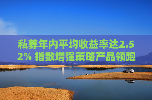 私募年内平均收益率达2.52% 指数增强策略产品领跑
