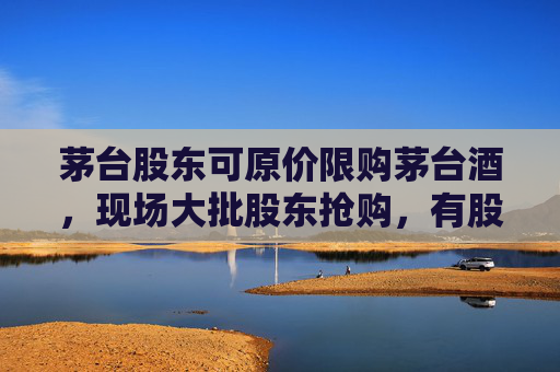 茅台股东可原价限购茅台酒，现场大批股东抢购，有股东按箱拎