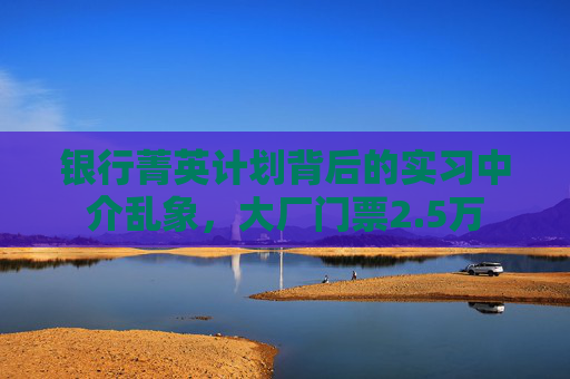 银行菁英计划背后的实习中介乱象，大厂门票2.5万
