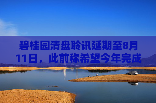 碧桂园清盘聆讯延期至8月11日，此前称希望今年完成境外债重组