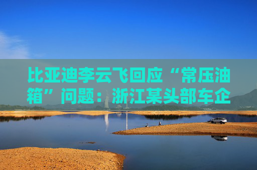 比亚迪李云飞回应“常压油箱”问题：浙江某头部车企，2018-2023年多款PHEV车型采用常压油箱方案