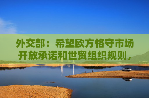 外交部：希望欧方恪守市场开放承诺和世贸组织规则，为中国企业提供公平透明、非歧视的营商环境