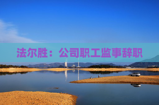 法尔胜：公司职工监事辞职
