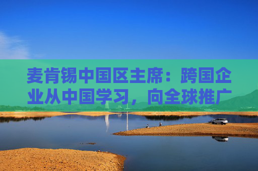 麦肯锡中国区主席：跨国企业从中国学习，向全球推广