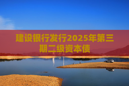 建设银行发行2025年第三期二级资本债