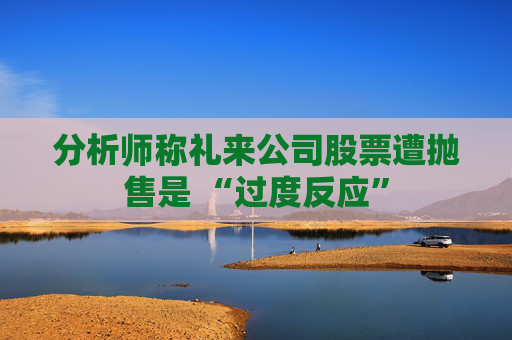 分析师称礼来公司股票遭抛售是 “过度反应”