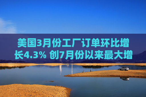 美国3月份工厂订单环比增长4.3% 创7月份以来最大增幅