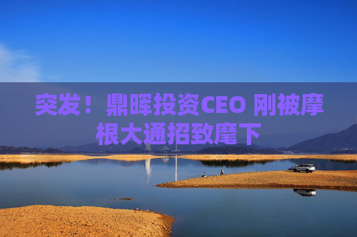 突发！鼎晖投资CEO 刚被摩根大通招致麾下