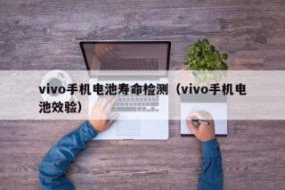 vivo手机电池寿命检测（vivo手机电池效验）