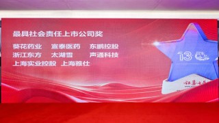 上海实业控股荣获2025证券之星“优秀上市公司奖”及“最具社会责任上市公司奖”