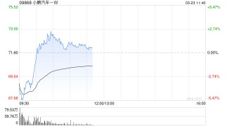 中金：维持小鹏汽车-W跑赢行业评级 目标价90港元