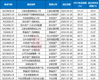 2025年保险资管收官！主体扩容，险资入市，超9成产品实现正收益，最高达115%