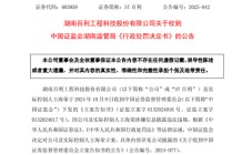 占用资金未及时披露！ST百利实控人被罚款600万元，市场禁入3年！