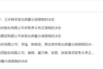 年度报告未按时披露！寰烁股份被责令改正 相关责任人被出具警示函