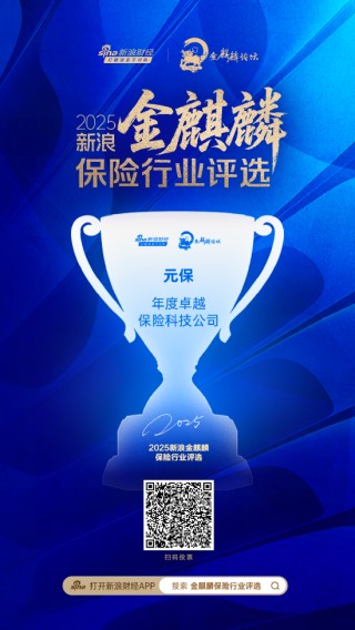 元保获评“年度卓越保险科技公司”