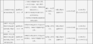 江西奉新农村商业银行被罚41.3万元：因未按规定对关键网络设备提供持续安全维护等