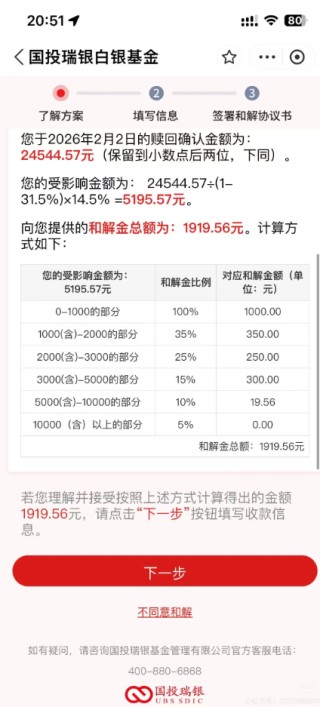 国投白银LOF（161226）补偿正式受理 分层赔付机制出炉：1万以上和解金比例5%封顶