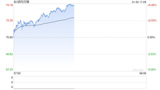 快讯：纽约期银日内大涨5%