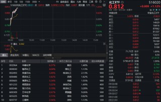碳酸锂逼近11万元/吨！化工板块猛攻不止，化工ETF（516020）盘中涨超1%！机构持续唱多