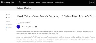 突发！马斯克开掉心腹高管，朱晓彤接管特斯拉全球制造