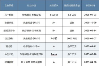 年度盘点｜耐心资本发力硬科技！八大头部国资机构2025年布局揭秘