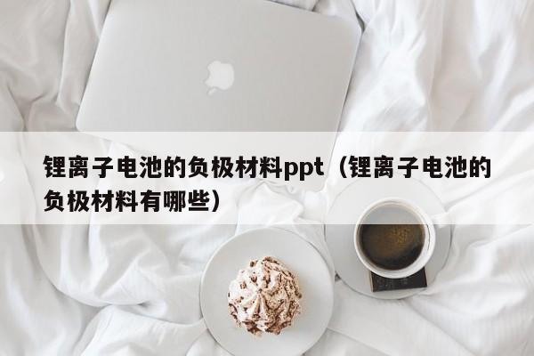锂离子电池的负极材料ppt（锂离子电池的负极材料有哪些）  第1张