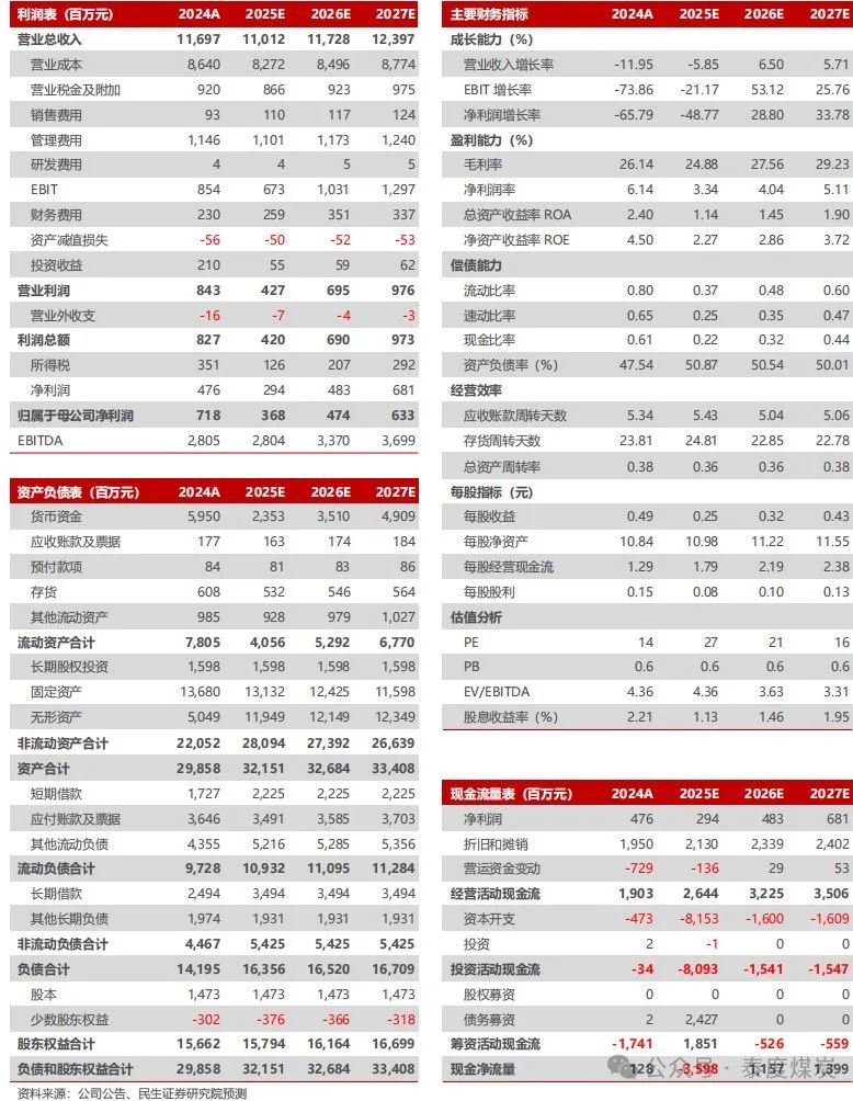 【民生能源】兰花科创2024年年报及2025年一季报点评：业绩低于预期，25年煤炭产销同比恢复  第2张