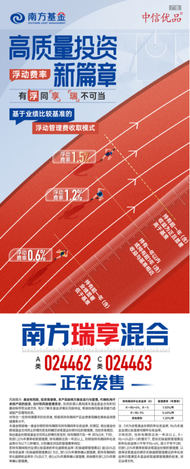 “中信优品”助力高质量投资 南方瑞享混合正在发售  第1张