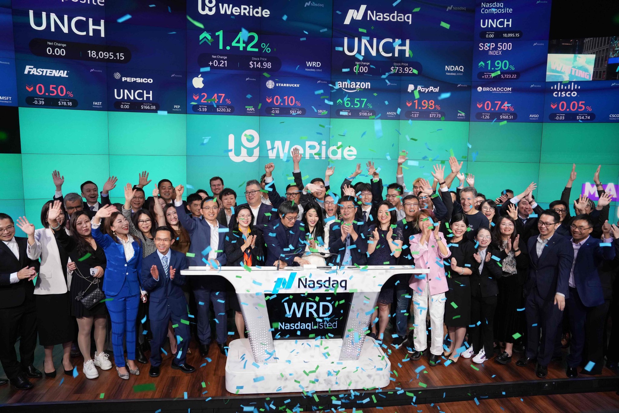 港股Robotaxi第一股！文远知行正式在香港交易所挂牌上市  第4张