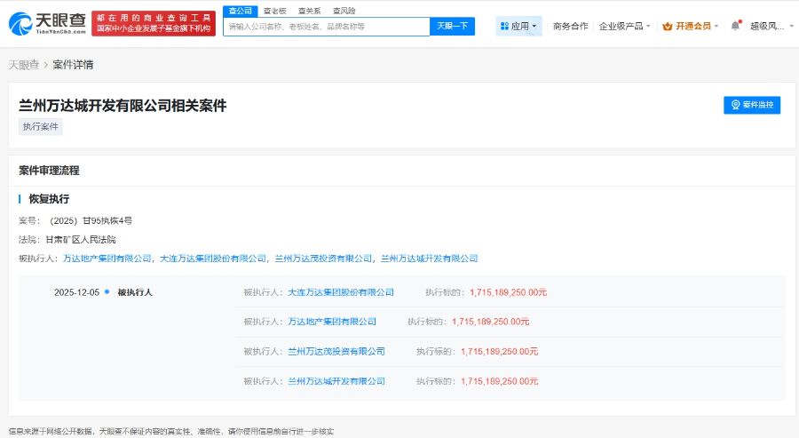 万达集团被恢复执行17亿元，此前首次赎回一座万达广场仅1天又转让  第2张