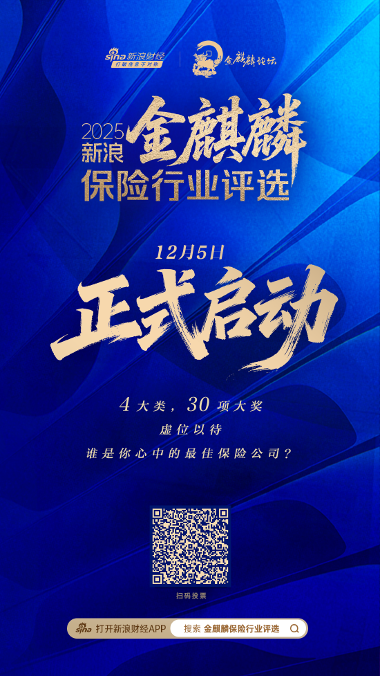 奖项申报！2025新浪金麒麟保险行业评选火热进行中  第1张