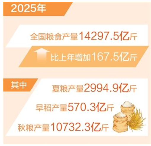 全年粮食生产再次实现高位增产  第1张