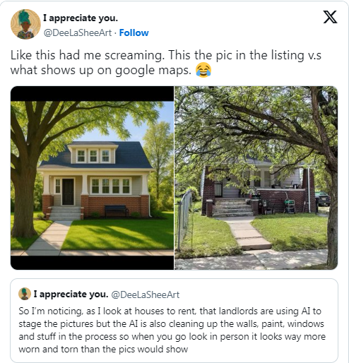 购房者新烦恼：AI房源图片误导频发 行业与监管逐步补位  第1张