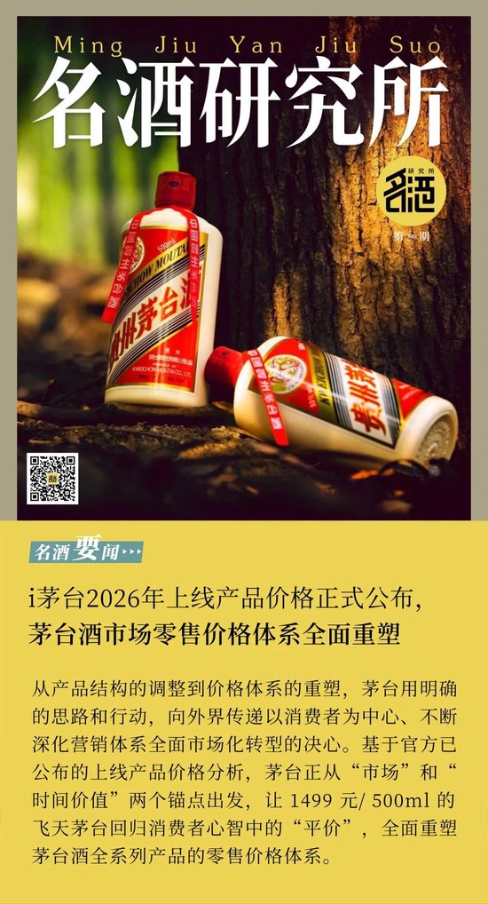 i茅台2026年上线产品价格正式公布，茅台酒市场零售价格体系全面重塑  第1张