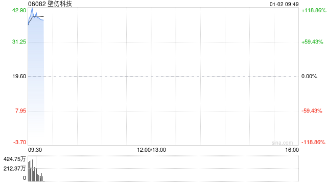 壁仞科技首挂上市 早盘上涨116.53%  第1张