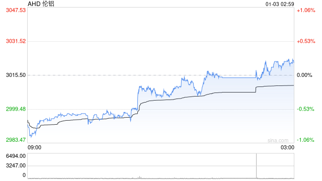 快讯：伦铝触及每吨3000美元，为2022年以来首次  第2张