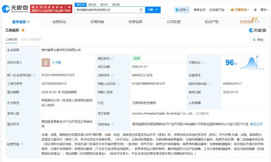 贵州茅台6亿成立爱茅台数字科技公司  第1张