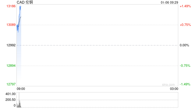 快讯：伦敦铜价涨幅扩大突破每吨13100美元，续创新高  第2张