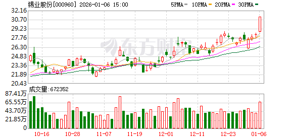 锡业股份：截至2025年12月31日股东人数为80067户  第1张