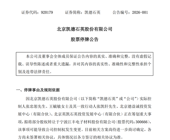 热门风口“A吃A”！300666、920179，明起停牌  第2张