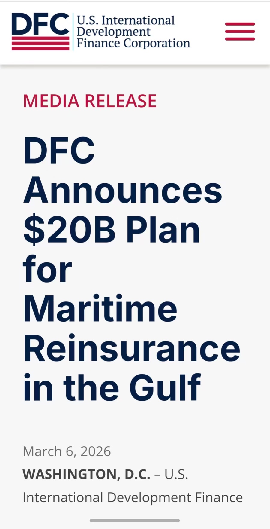 地缘冲突冲击全球航运，美国政府推200亿美元海上再保险计划  第3张