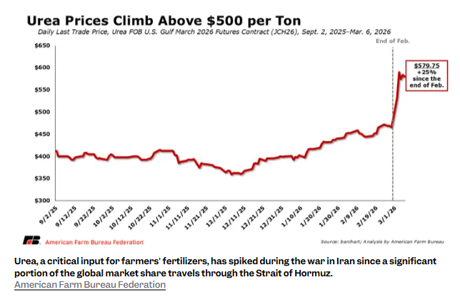 就盯着原油？美伊战火另一“受害者”或掀起全球食品通胀  第2张