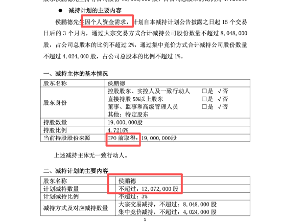 八年未减持终结，好太太侯鹏德套现2.74亿，总经理周亮、董秘李翔等多位高管减持 | 长三角资本局  第1张