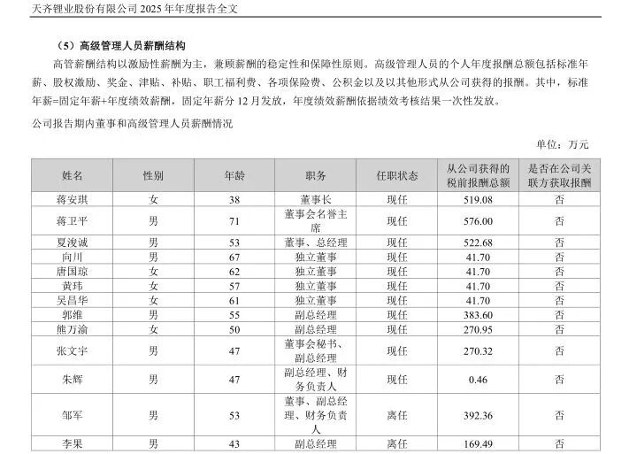 巨亏79亿“止血”之后：天齐锂业高管平均涨薪158万，股东零回报！  第4张